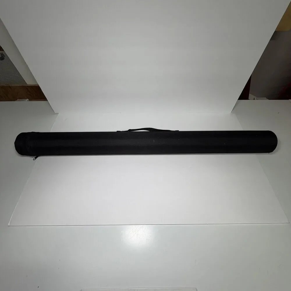American Explorer Fly Fishing Rod Case Black Used Zipper Top Outdoors Exploring - Picture 3 of 12